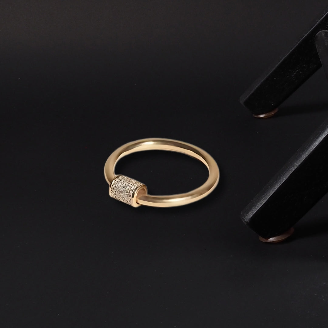 Golden Accent Minimalist Ring