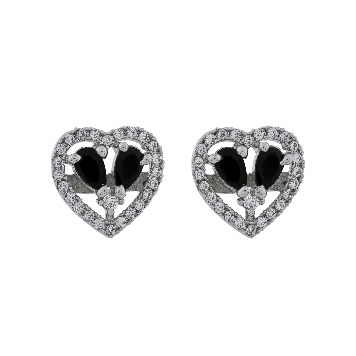 Heart Stud Earrings