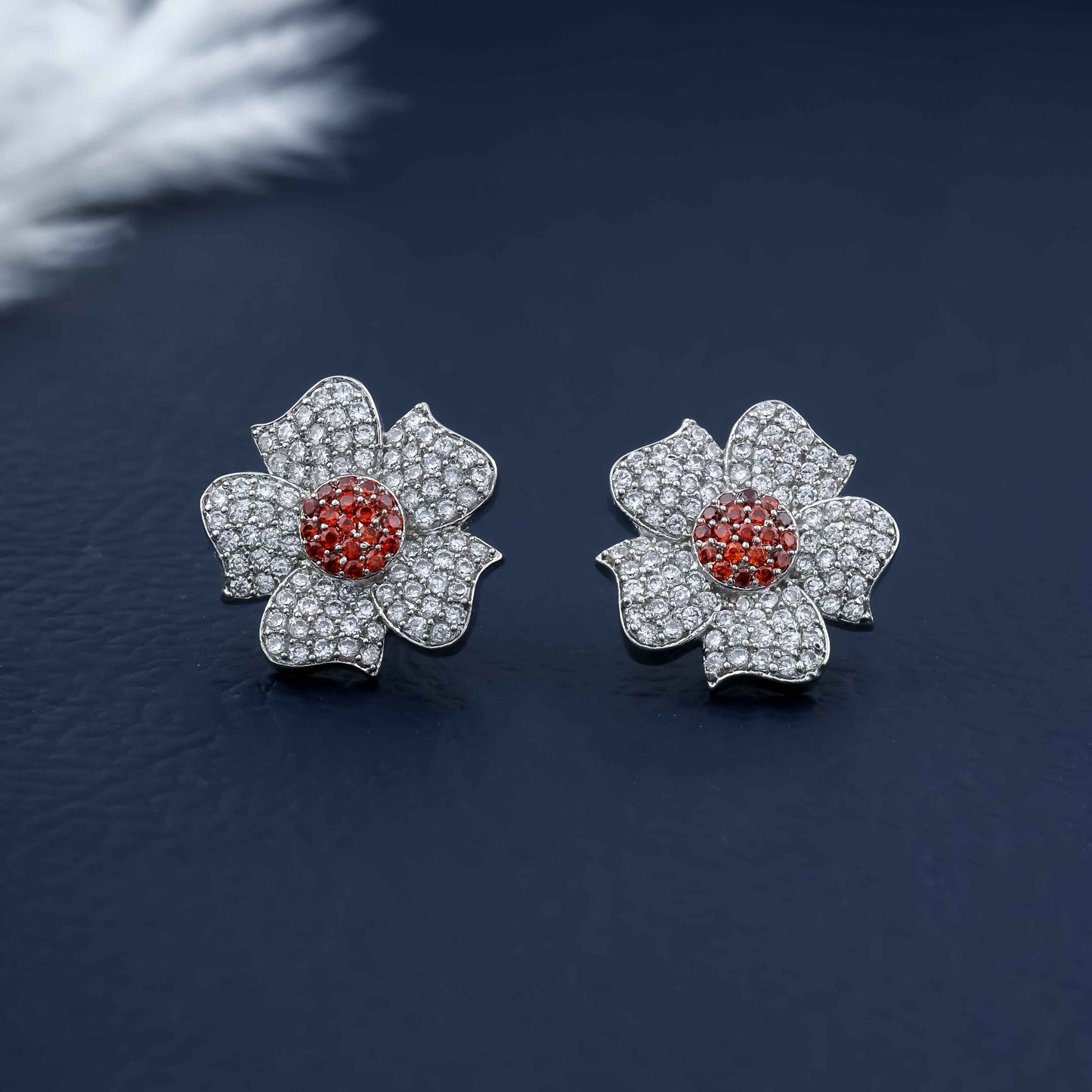 Floral Stud Earrings