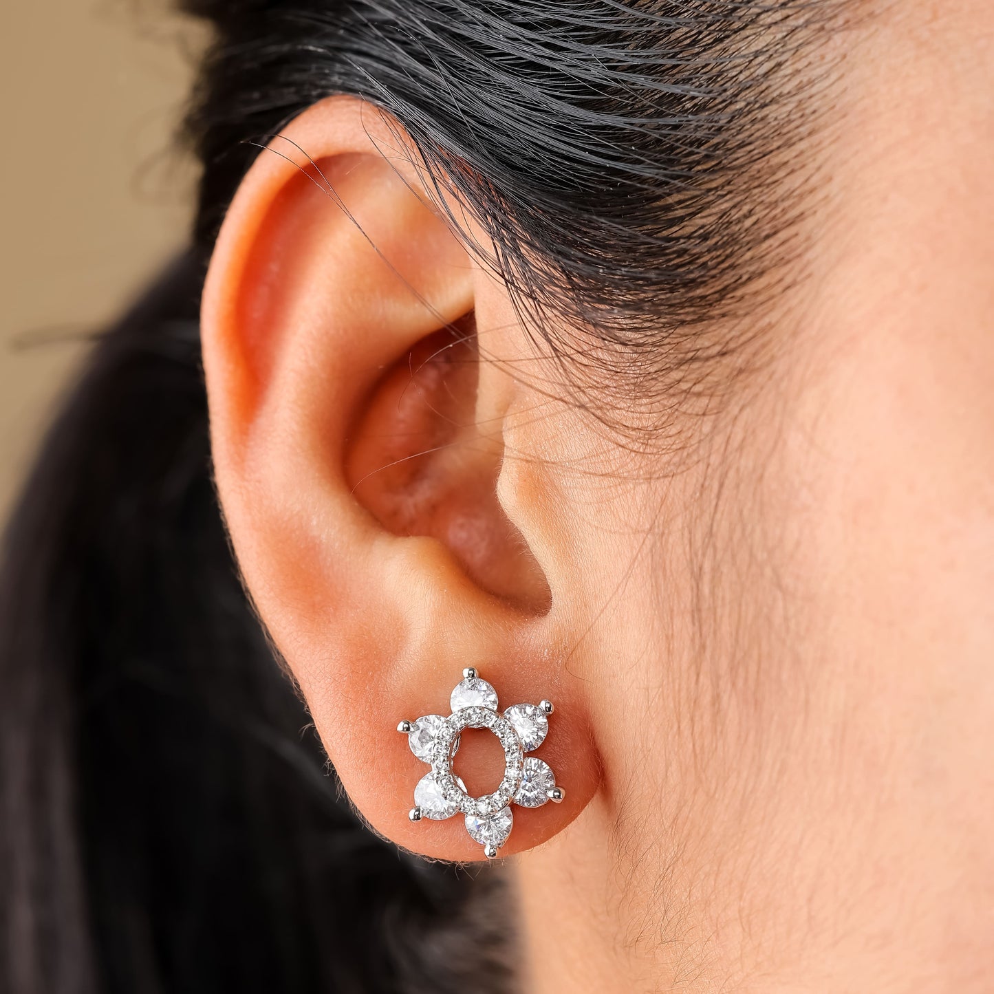 Floral Stud Earrings