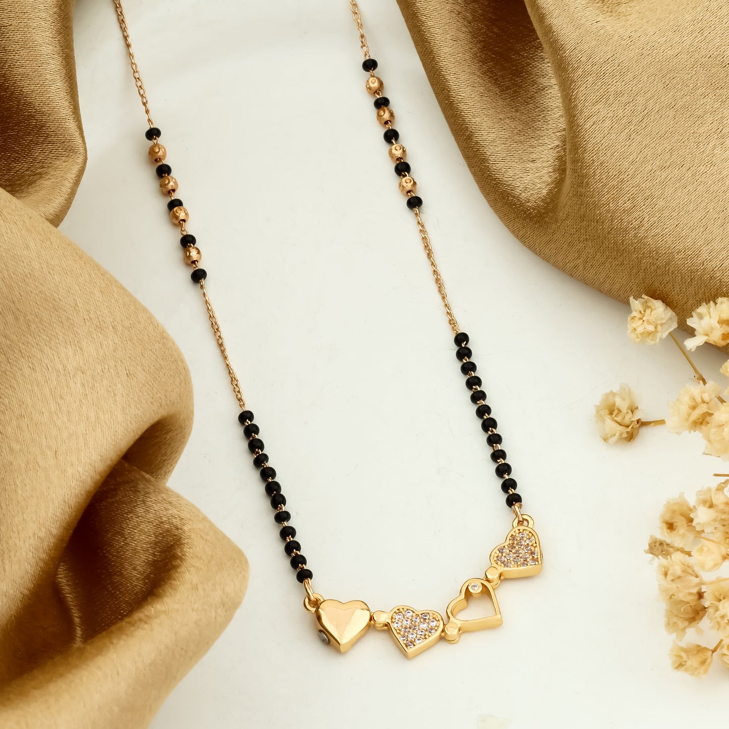 Heart Harmony Gold Mangalsutra