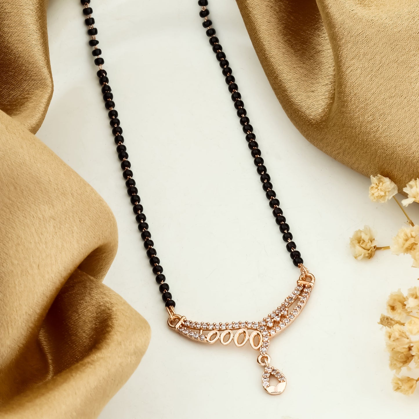 Celestial Drop Rose Gold Mangalsutra