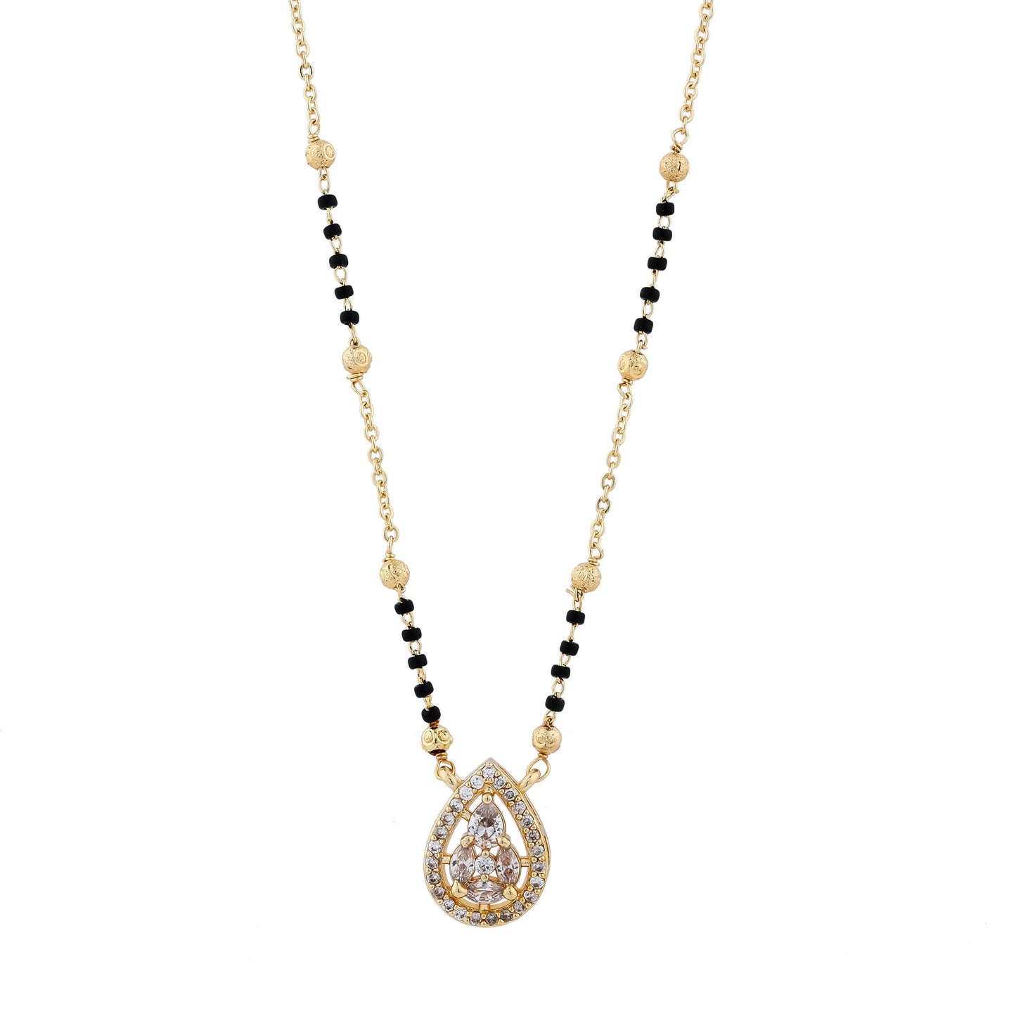 Royal Teardrop Gold Mangalsutra