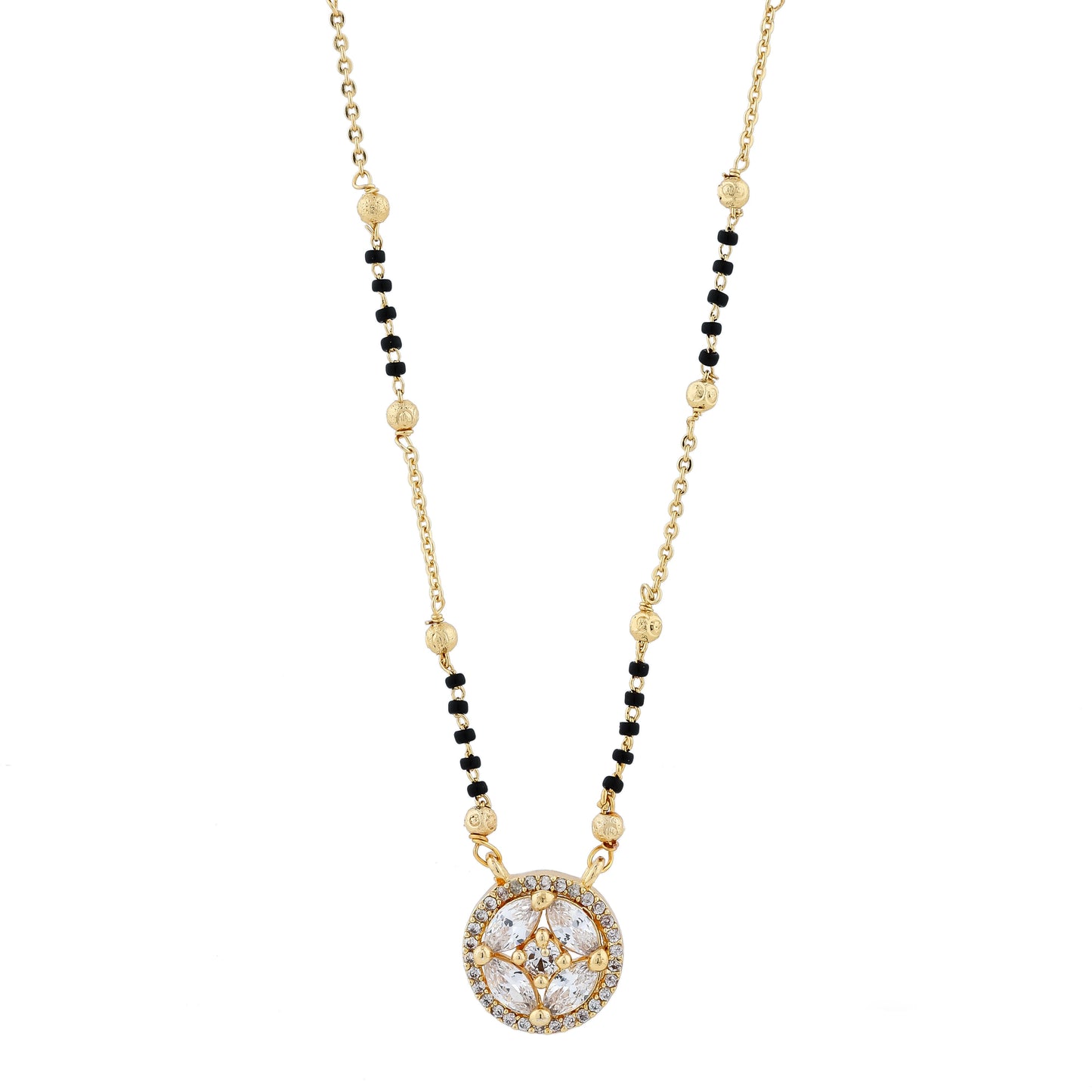 Eternal Grace Round Pendant Mangalsutra