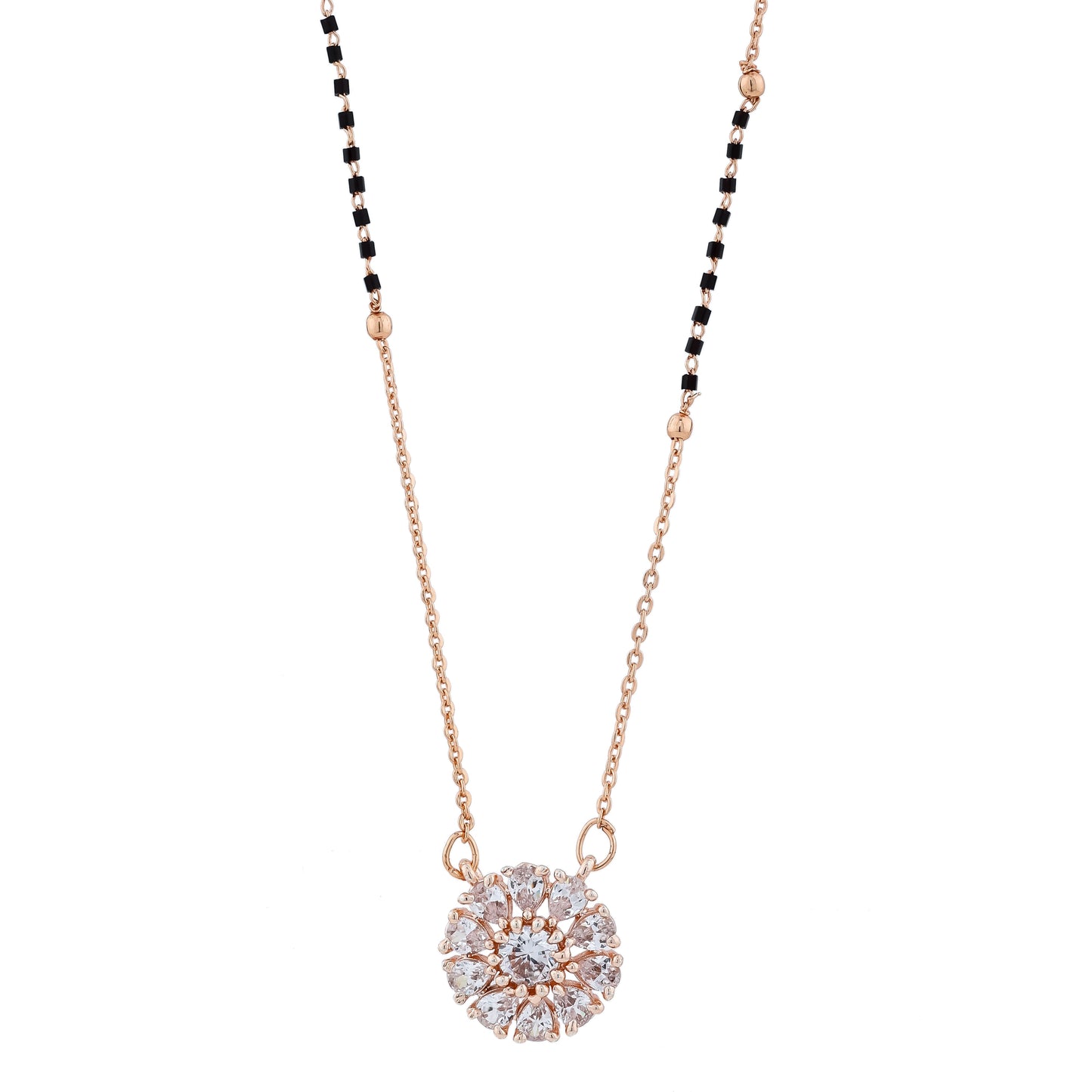 Rose Radiance Floral Mangalsutra