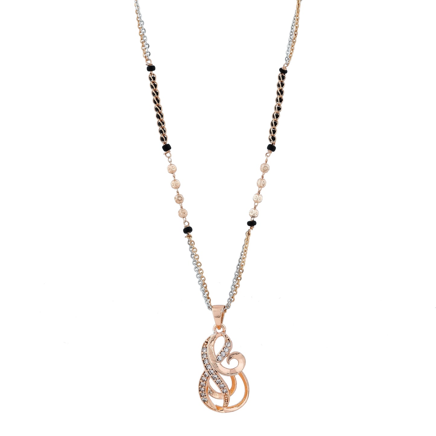 Harmony Swirl Dual-Tone Mangalsutra