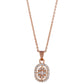 Rose Radiance Vintage Pendant Necklace