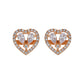 Royal Heart Glow Studs