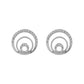 Triple Circle Diamond Studs