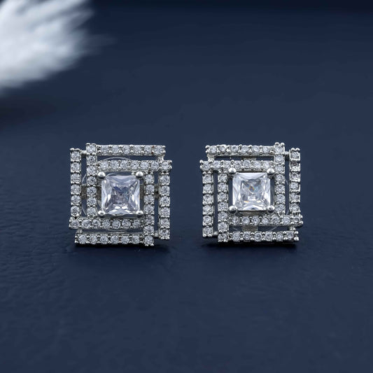 Geometric Stud Earrings