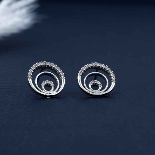 Triple Circle Diamond Studs