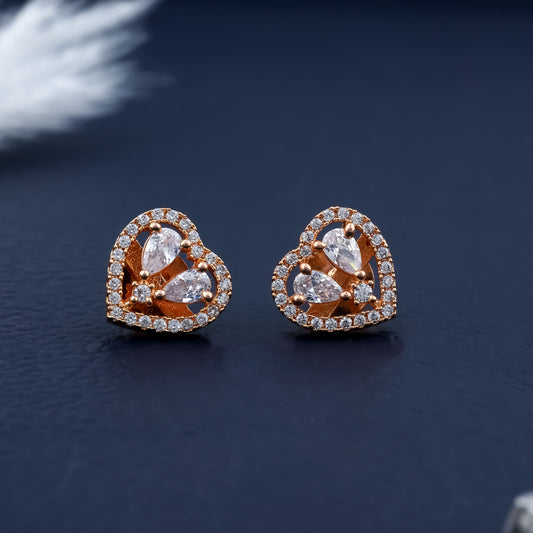 Royal Heart Glow Studs
