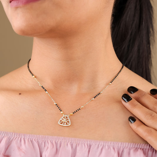 Radiant Trikon Mangalsutra