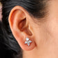 Crystal Cluster Stud Earrings
