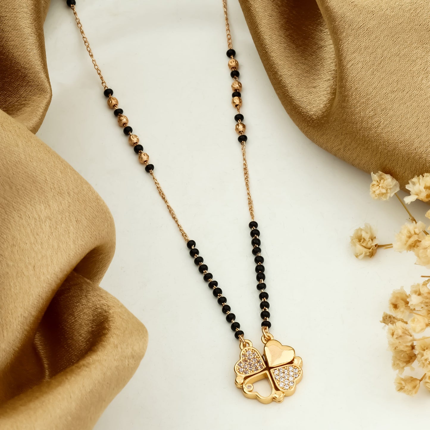 Heart Harmony Gold Mangalsutra