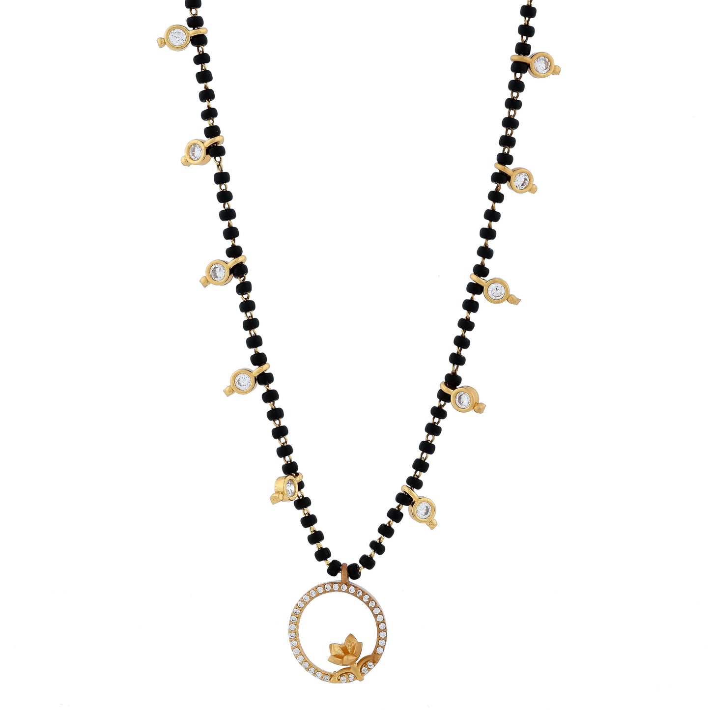 Lotus Grace Dual-Strand Mangalsutra