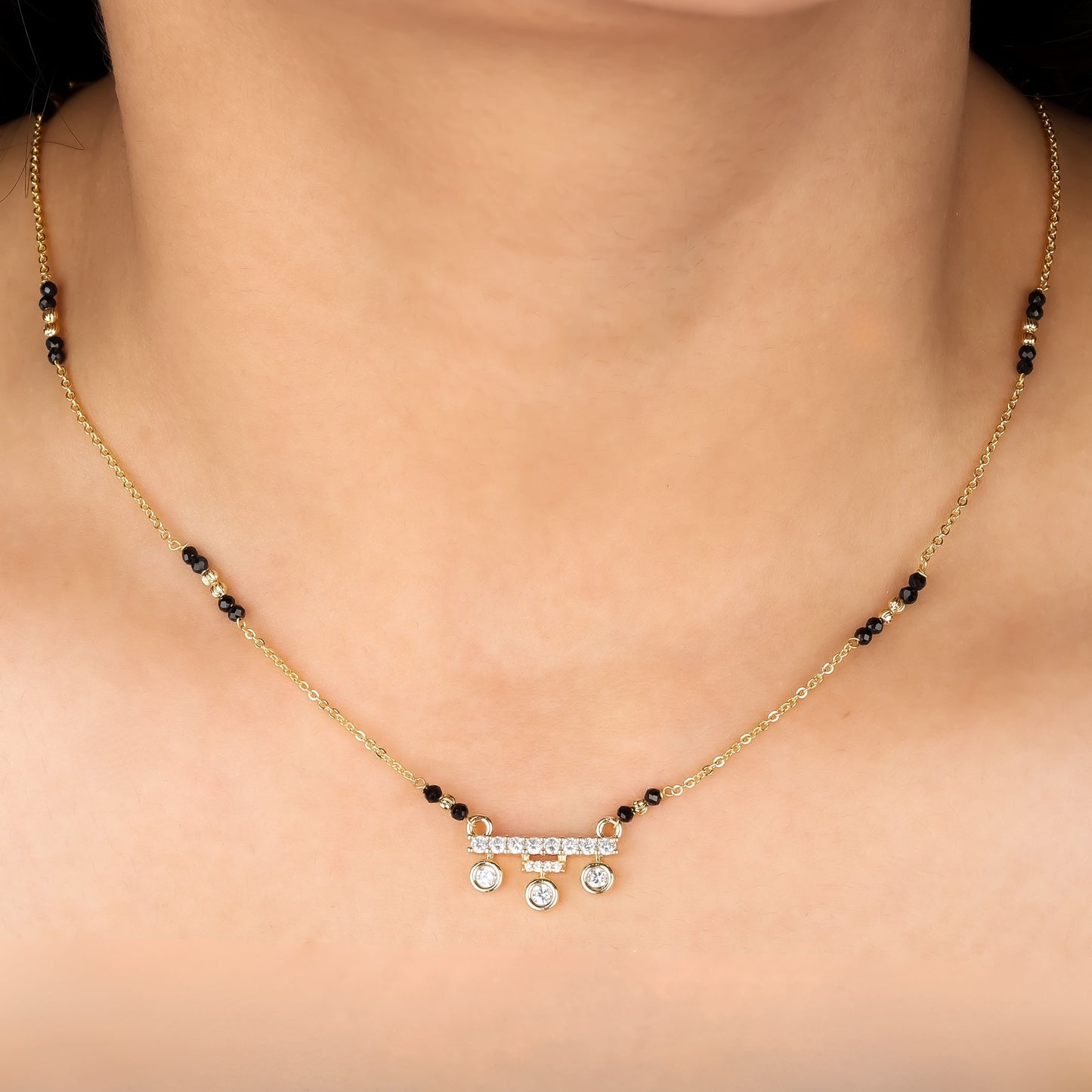delicate-triple-diamond-drop-mangalsutra
